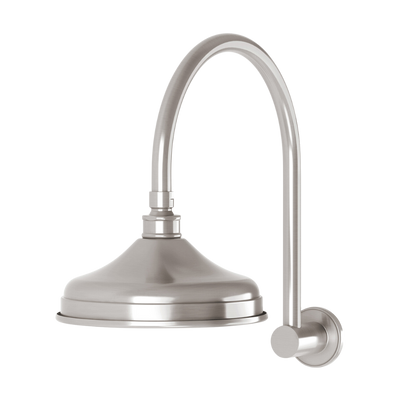 Phoenix Nostalgia Vintage Shower Arm & Rose Brushed Nickel