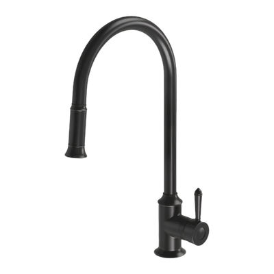 Phoenix Nostalgia Pull Out Sink Mixer 230mm Antique Black