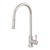 Phoenix Nostalgia Pull Out Sink Mixer 230mm Lead Free Brushed Nickel
