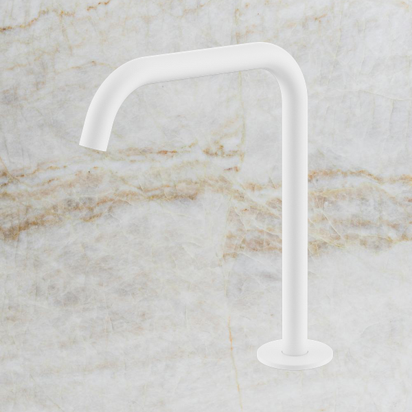 Nero Serenity Bath/Kitchen Edge Spout Matte White