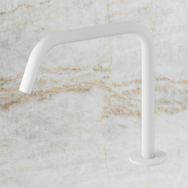 Nero Serenity Bath/Kitchen Edge Spout II Matte White