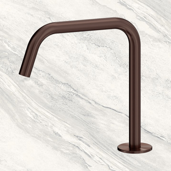 Nero Serenity Bath/Kitchen Edge Spout II Rome Bronze Lead Free