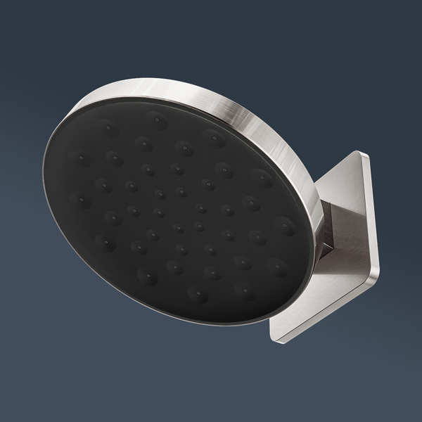 Nero Serenity Wall Shower Head Brushed Nickel