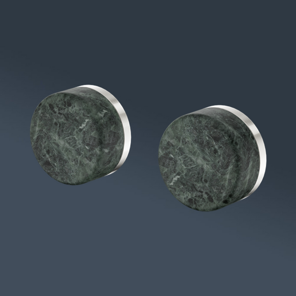 Nero Serenity Wall Top Assembly With Verde Alpi Handle Brushed Nickel