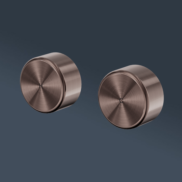 Nero Serenity Wall Top Assembly With Metal Handle Brushed Bronze