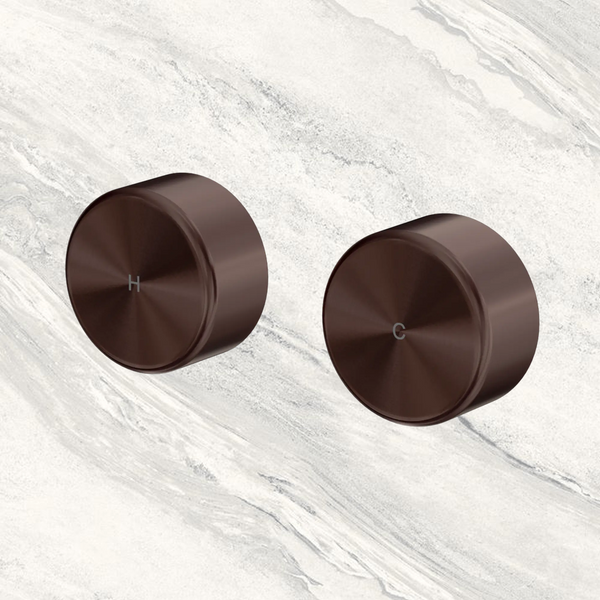 Nero Serenity Wall Top Assemblies With Metal Handle Rome Bronze Lead Free