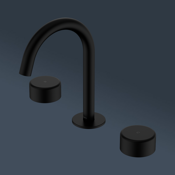 Nero Serenity Basin Set Arc Spout With Metal Handle Matte Black