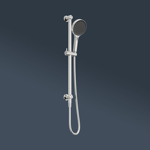 Nero Serenity Rail Shower Brushed Nickel