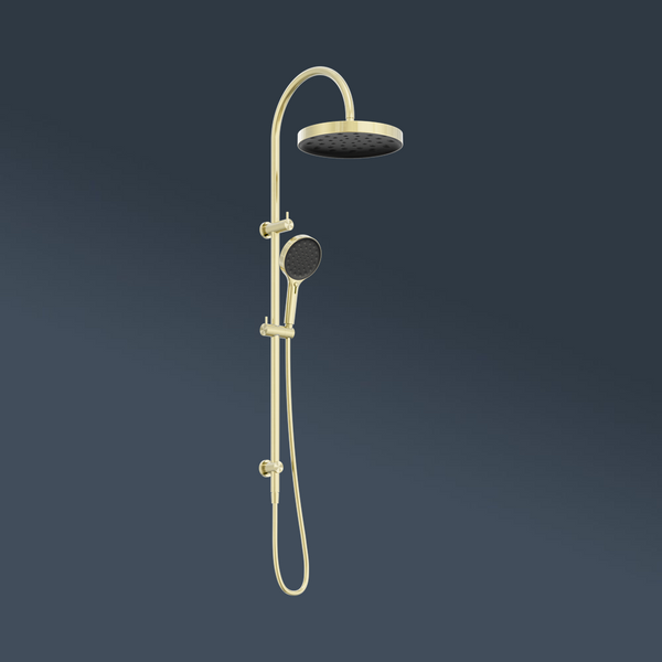 Nero Serenity Twin Shower Brushed Gold