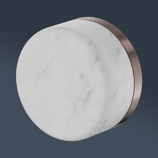 Nero Serenity Progressive Shower Mixer With Carrara Handle Brushed Bronze