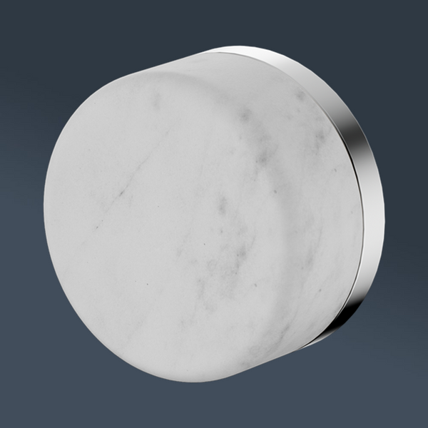 Nero Serenity Progressive Shower Mixer With Carrara Handle Chrome