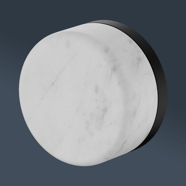 Nero Serenity Progressive Shower Mixer With Carrara Handle Matte Black