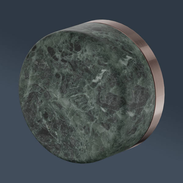 Nero Serenity Progressive Shower Mixer With Verde Alpi Handle Brushed Bronze