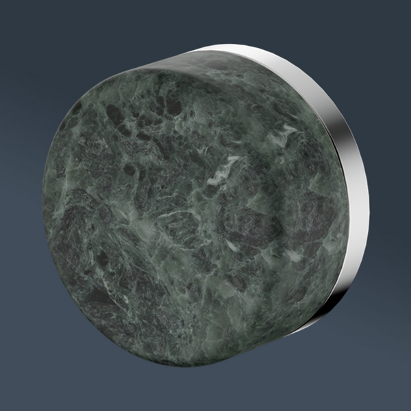 Nero Serenity Progressive Shower Mixer With Verde Alpi Handle Chrome