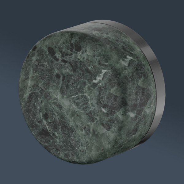 Nero Serenity Progressive Shower Mixer With Verde Alpi Handle Gunmetal