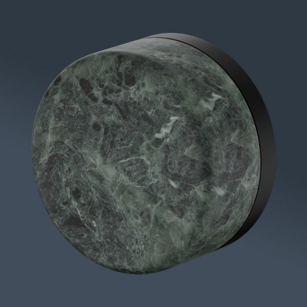 Nero Serenity Progressive Shower Mixer With Verde Alpi Handle Matte Black