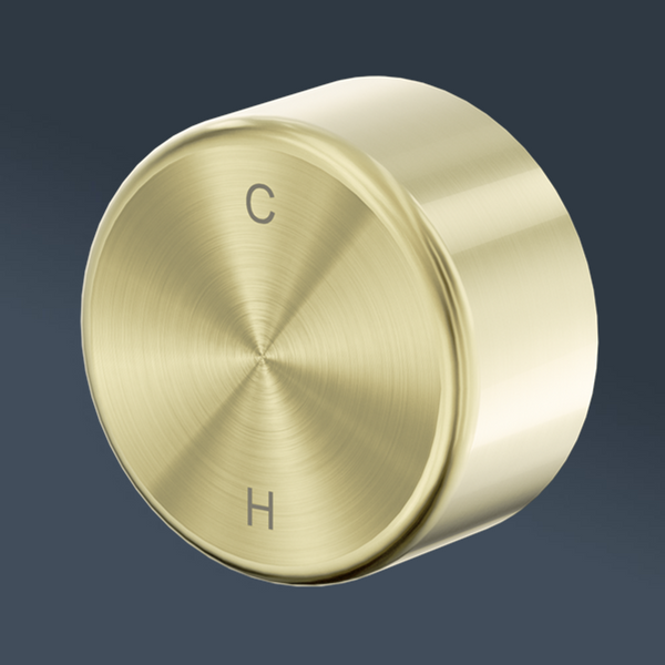 Nero Serenity Progressive Shower Mixer With Metal Handle Brushed Gold