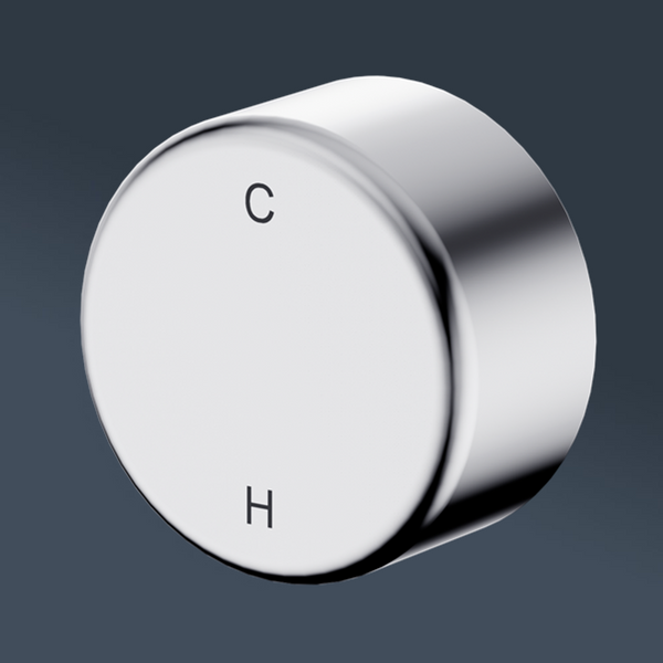 Nero Serenity Progressive Shower Mixer With Metal Handle Chrome