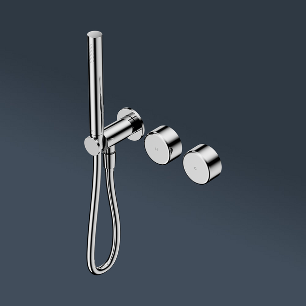 Nero Serenity Progressive Shower System With Metal Handle And Slim Shower Chrome