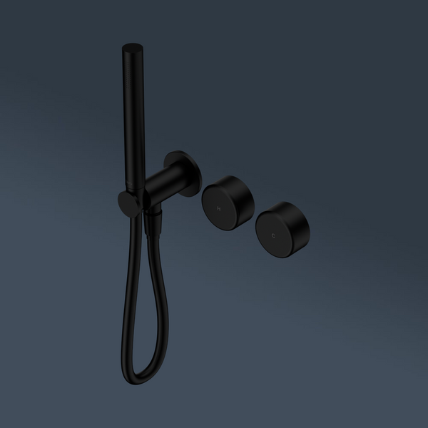 Nero Serenity Progressive Shower System With Metal Handle And Slim Shower Matte Black