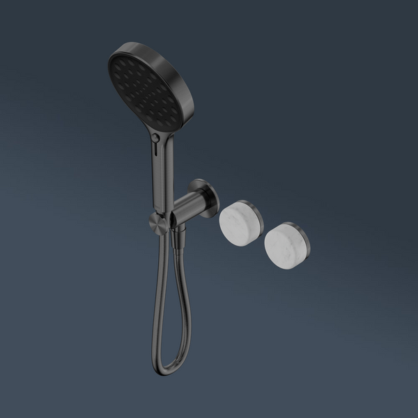 Nero Serenity Progressive Shower System With Carrara Handle And Serenity Hand Shower Gunmetal