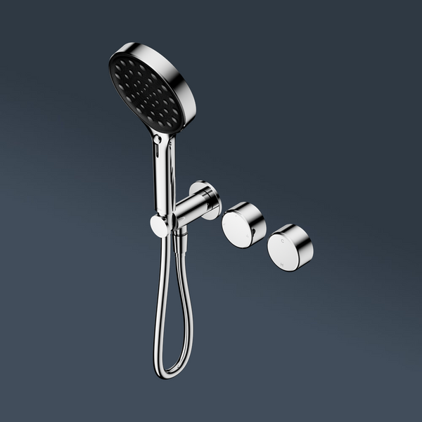 Nero Serenity Progressive Shower System With Metal Handle And Serenity Hand Shower Chrome