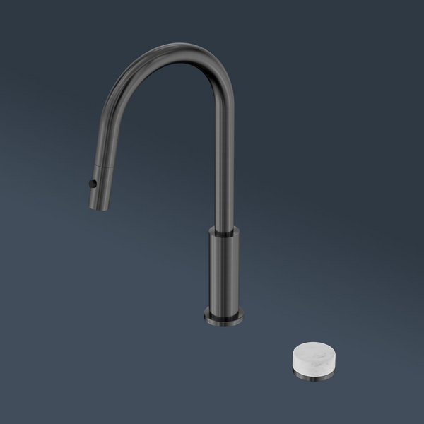 Nero Serenity Progressive Pull Out Kitchen Set With Carrara Handle Gunmetal