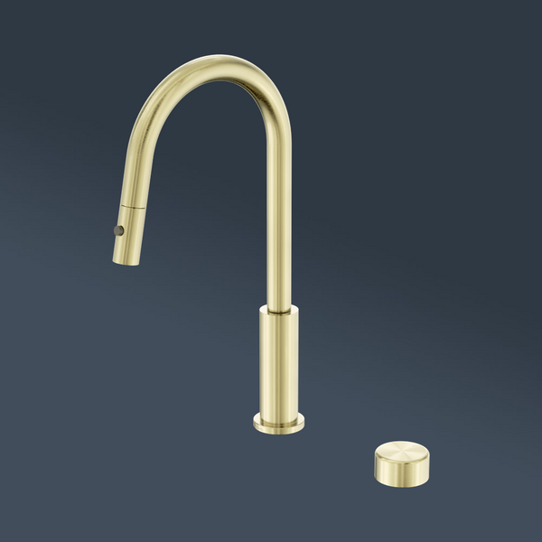 Nero Serenity Progressive Pull Out Kitchen Set With Metal Handle Brushed Gold