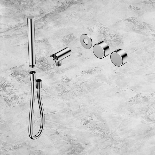 Nero Serenity Progressive Shower System with Metal Handle and Slim Shower (Trim Kit Only) Chrome