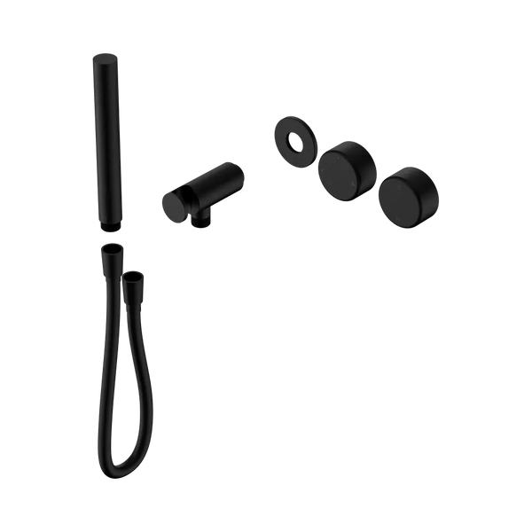 Nero Serenity Progressive Shower System with Metal Handle and Slim Shower (Trim Kit Only) Matte Black