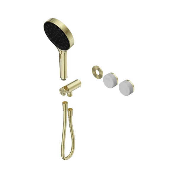 Nero Serenity Progressive Shower System with Carrara Handle and Serenity Hand Shower (Trim Kit Only) Brushed Gold