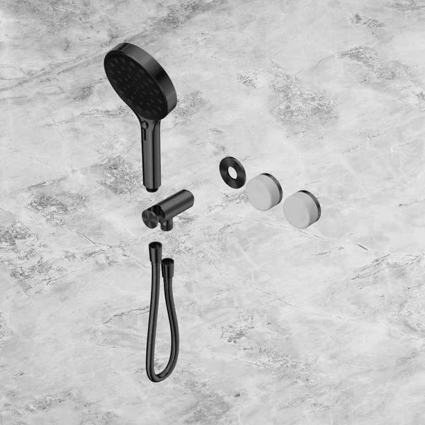 Nero Serenity Progressive Shower System with Carrara Handle and Serenity Hand Shower (Trim Kit Only) Gunmetal