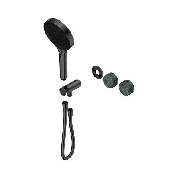 Nero Serenity Progressive Shower System with Verde Alpi Handle and Serenity Hand Shower (Trim Kit Only) Gunmetal