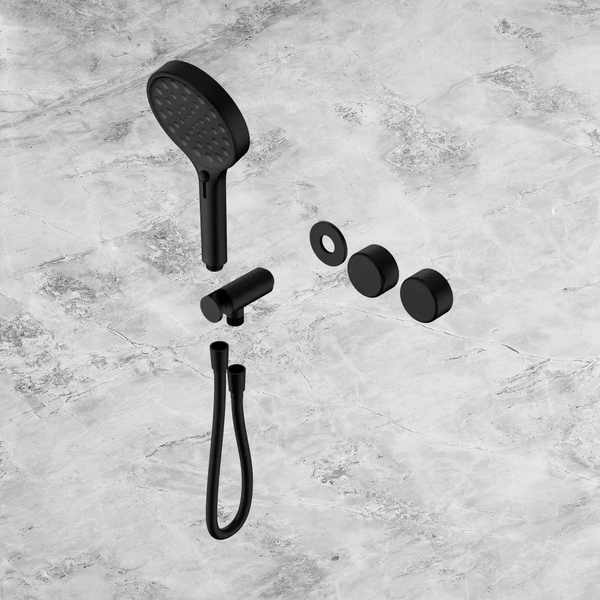 Nero Serenity Progressive Shower System with Metal Handle and Serenity Hand Shower (Trim Kit Only) Matte Black