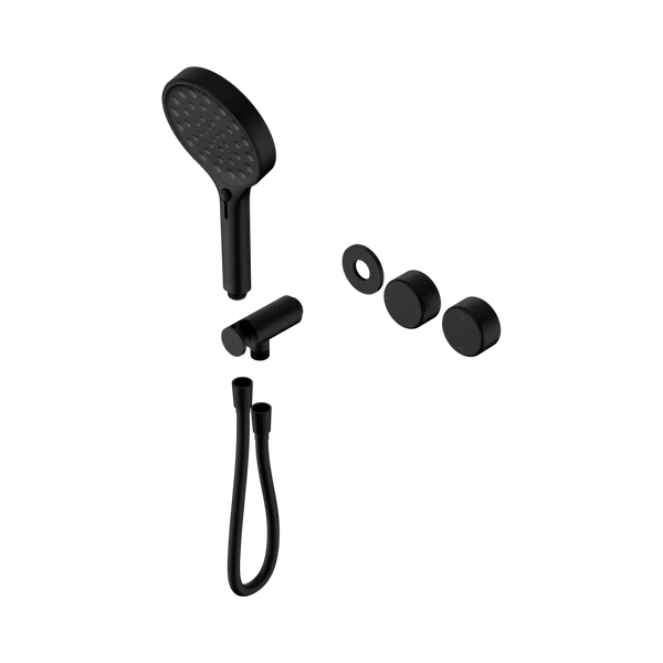 Nero Serenity Progressive Shower System with Metal Handle and Serenity Hand Shower (Trim Kit Only) Matte Black