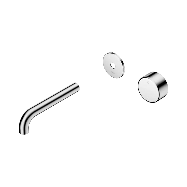 Nero Serenity Progressive Wall Basin Mixer 160mm Spout with Metal Handle (Trim Kit Only) Chrome