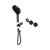 Nero Serenity Progressive Shower System with Marquina Black Handle and Serenity Hand Shower (Trim Kit Only) Gunmetal
