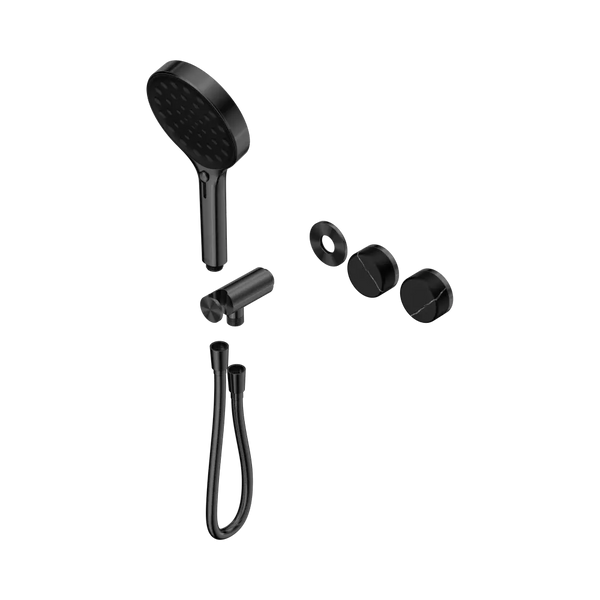 Nero Serenity Progressive Shower System with Marquina Black Handle and Serenity Hand Shower (Trim Kit Only) Gunmetal