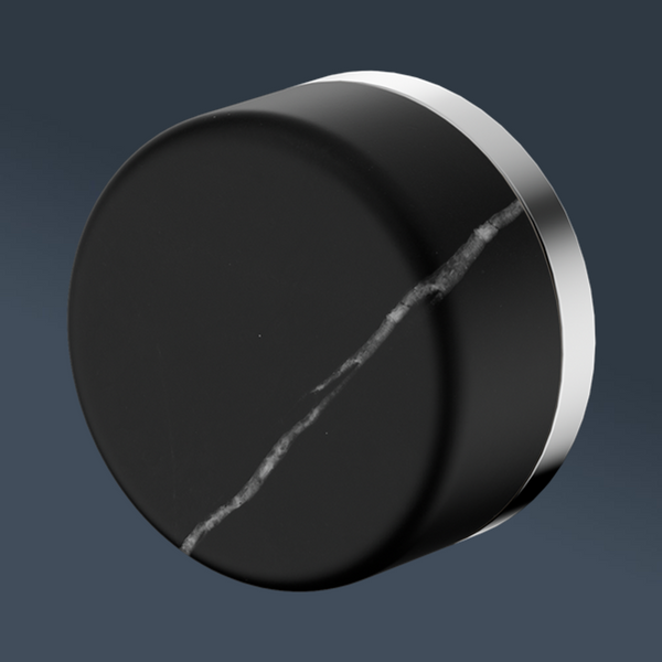 Nero Serenity Progressive Shower Mixer With Marquina Black Handle Chrome