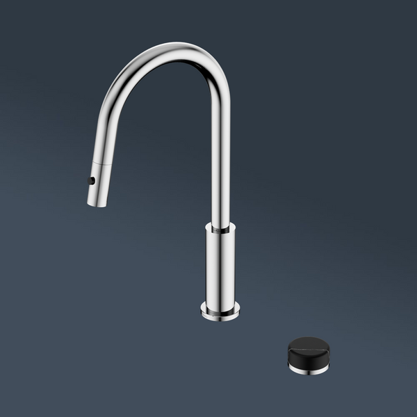 Nero Serenity Progressive Pull Out Kitchen Set With Marquina Black Handle Chrome