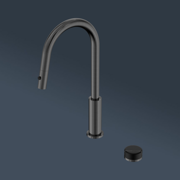 Nero Serenity Progressive Pull Out Kitchen Set With Marquina Black Handle Gunmetal