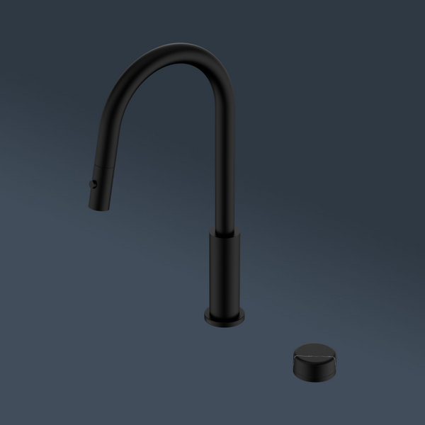 Nero Serenity Progressive Pull Out Kitchen Set With Marquina Black Handle Matte Black