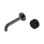 Nero Serenity Progressive Wall Basin Mixer 160mm Spout With Marquina Black Handle Gunmetal