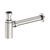 Nero 40mm Round Bottle Trap II Brushed Nickel