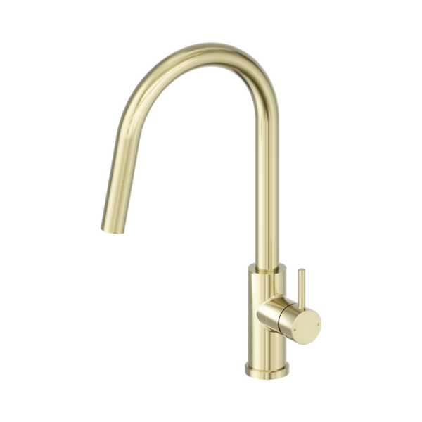 Nero Dolce II Pull Out Sink Mixer Brushed Gold