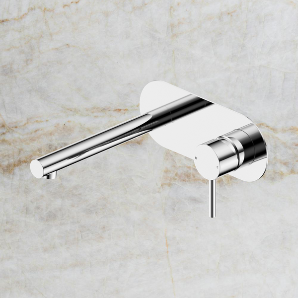 Nero Dolce II Wall Basin/Bath Mixer Chrome