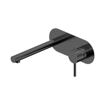 Nero Dolce II Wall Basin/Bath Mixer Gunmetal