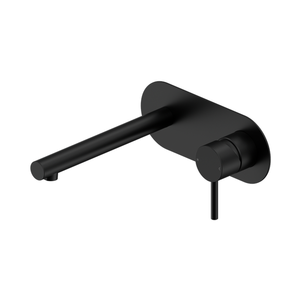 Nero Dolce II Wall Basin/Bath Mixer Matte Black