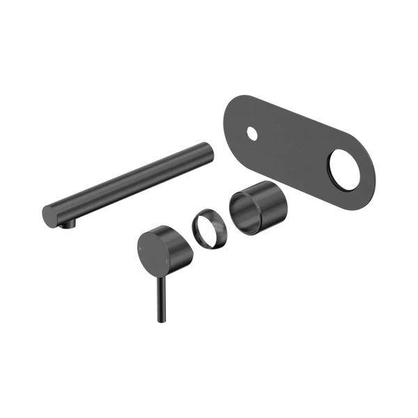 Nero Dolce II Wall Basin/Bath Mixer (Trim Kit Only) Gunmetal