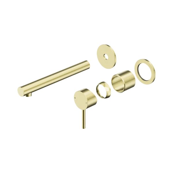 Nero Dolce II Wall Basin/Bath Mixer Separate Back Plate (Trim Kit Only) Brushed Gold